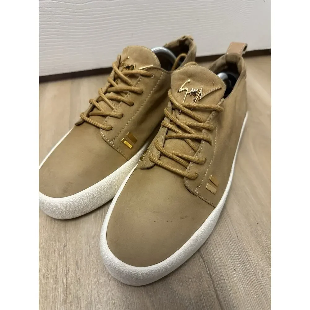Giuseppe Zanotti Brown Suede Men's Sneakers EU 43 US 10